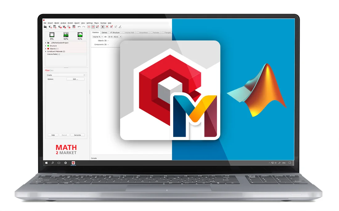 GeoLab: GeoDict interface to MatLab®