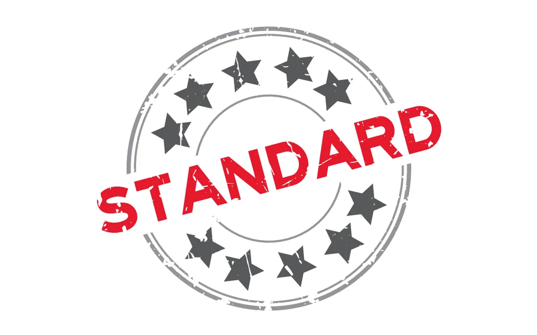 "Standard" seal, symbolizing our leading role and commitment to quality in material science