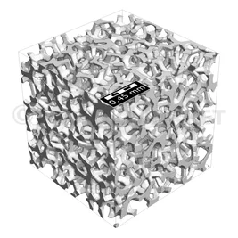 Digital twin of an open-cell foam with a solid volume fraction (SVF) of 20%